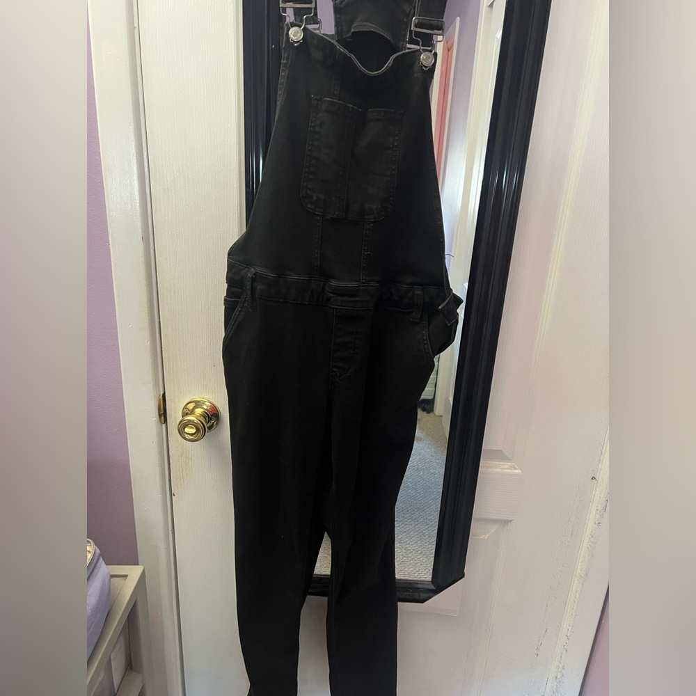 Soho Black Women's Overalls